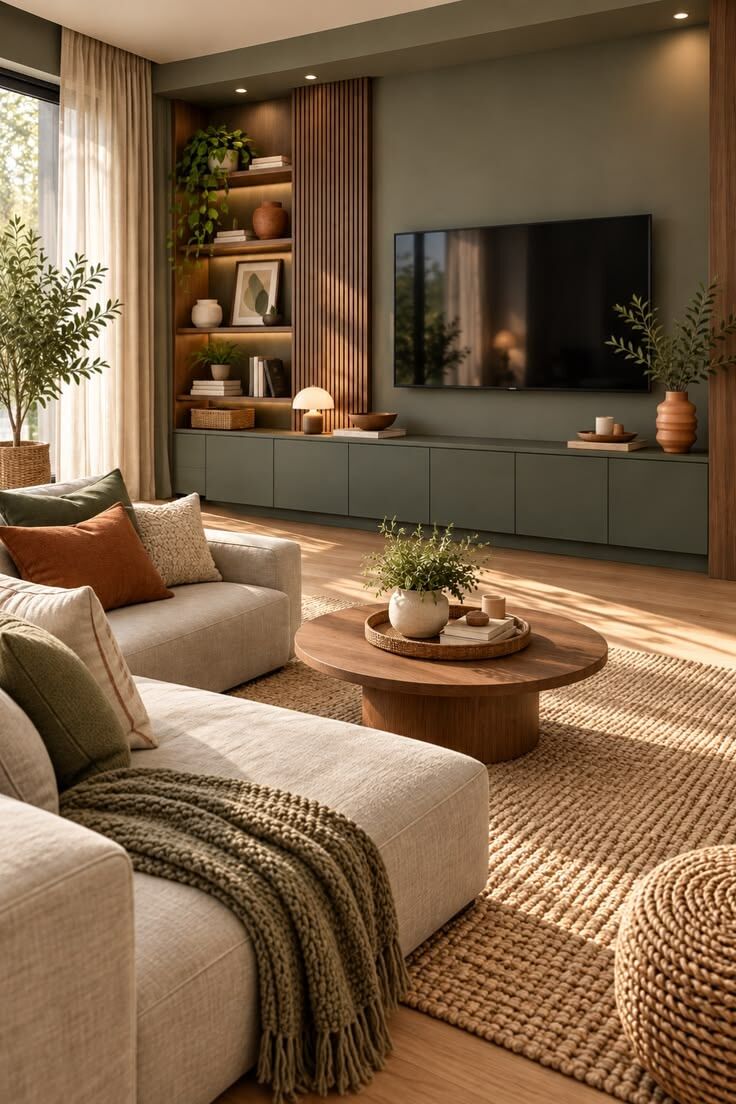 Living interior design by DècorLuxè, Calicut – project 3